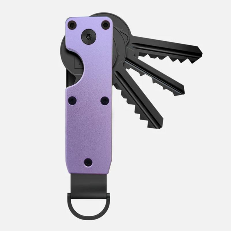 Product Introduction of Smart Metal Key Organizer with Screwdriver Minimalist Keychain Holds 2-6 Keys Keys Bag for Keys Less Than 6.2cm 20