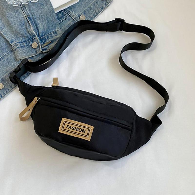 Chest Bag For Men Solid Color Waist Bag High Quality Women Shoulder Bag Multifunction Male Fanny Pack Crossbody Small Bag 6