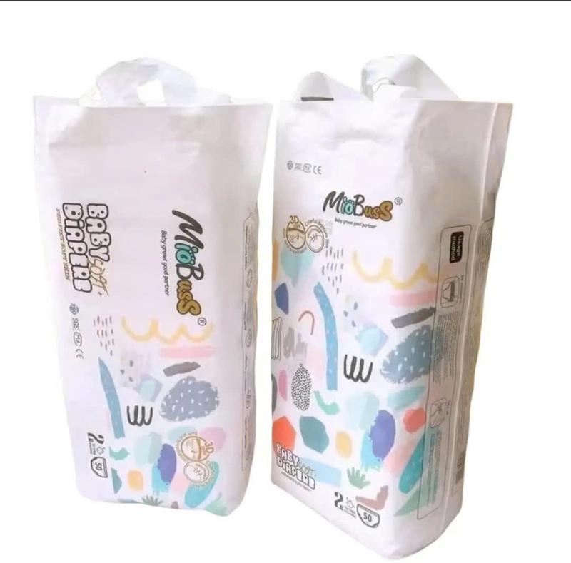 Combo 100 miếng Bỉm quần MioBuss phom bo Cho Bé bỉm gin zimomo trắng băng quần bỉm cá bỉm tặng tả vải