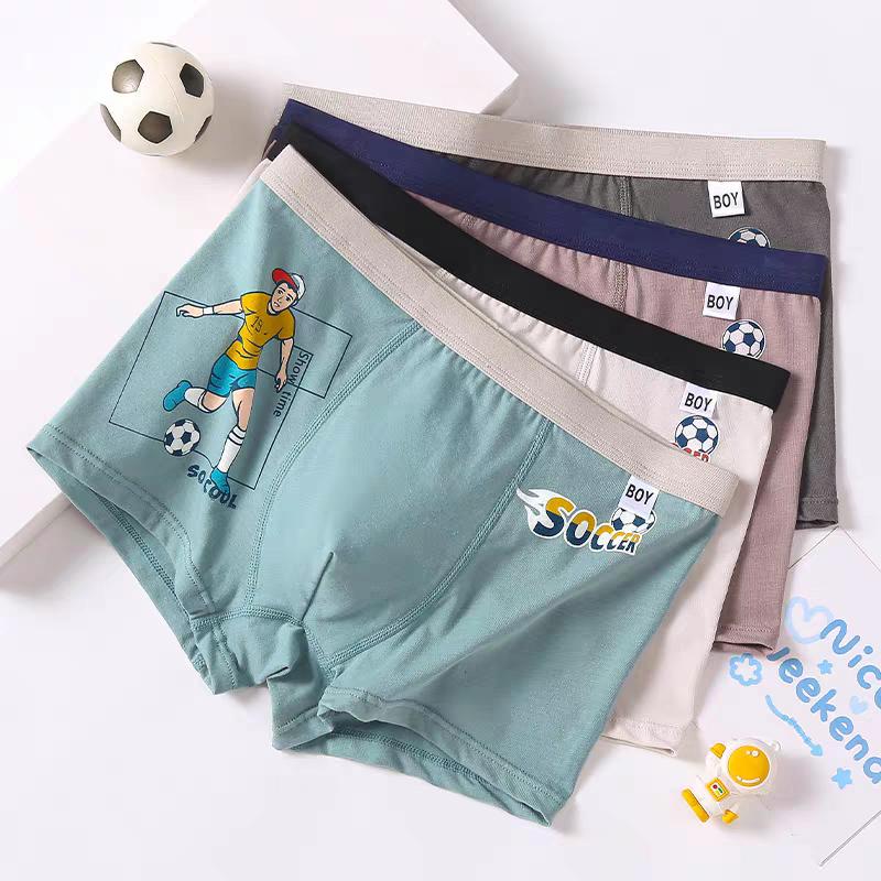 Product Introduction of Quần sịp đùi cho bé trai size đại sét 4 quần chíp trẻ em nam siêu nhân từ 36 đến 77kg 1