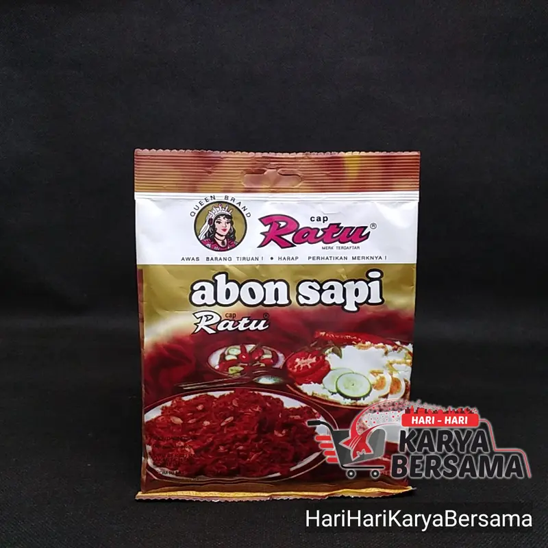 BUMBU TABUR INSTAN ABON SAPI CAP RATU 90GR 0