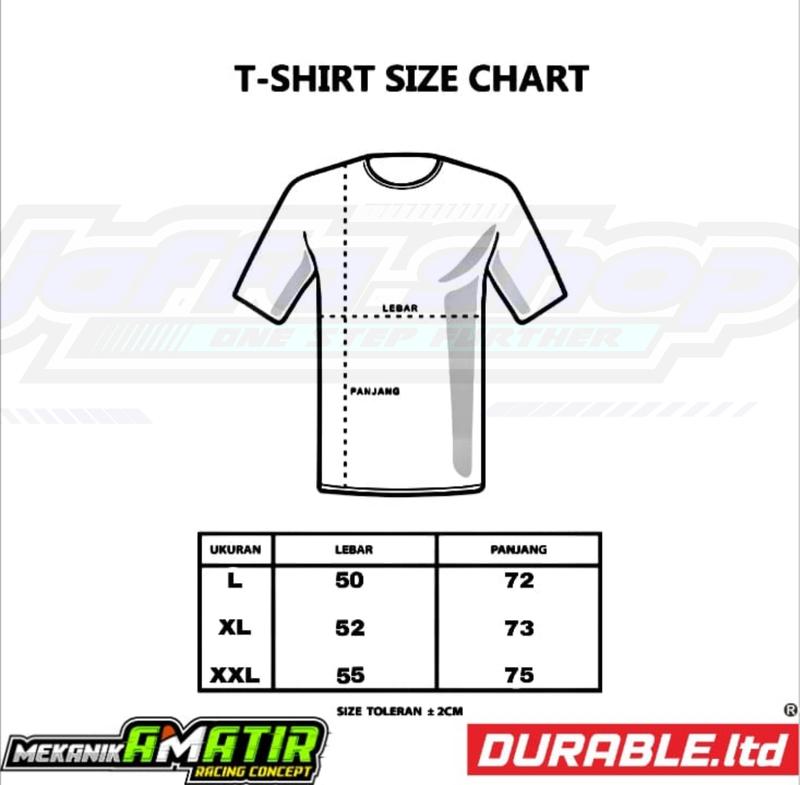 Product Introduction of KAOS 2 TAK LENGAN PENDEK NEW MEKANIK AMATIR ORIGINAL KAOS DISTRO RACING PRIA Crew Neck Hitam 0