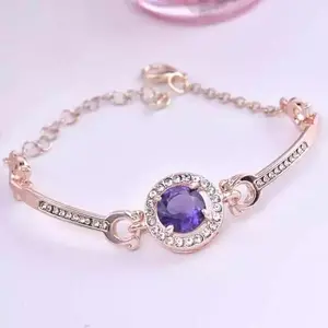Gelang Tangan Wanita Fashion Cantik Gelang Dihiasi Dengan Diamond Cantik Dan Elegan