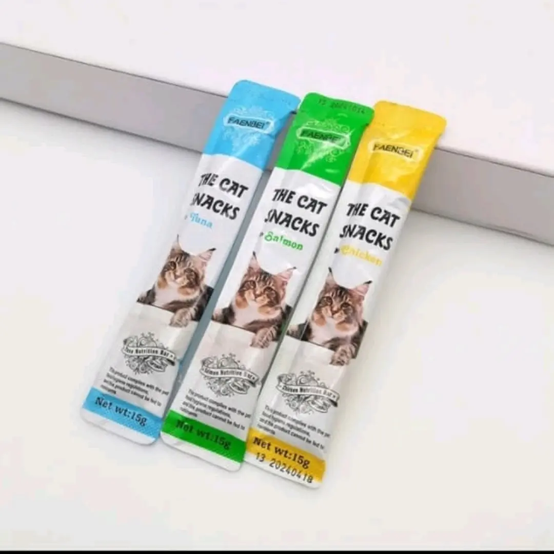 FANBEI SNACK KUCING TREAT PENGEMUK 15 GRM CREAMY MAKANAN BASAH KUCING