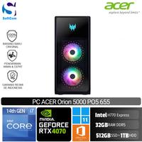 Gambar ACER Orion 5000 PO5 655 PC i7 14700/32GB/512GB SSD + 1TB HDD/RTX4070 SUPER 12GB/W11 dari SOFTCOM Official Store Kota Medan 1 Tokopedia