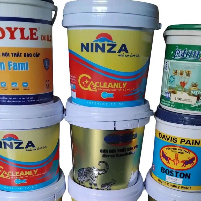 Sơn nước Nội Thất Thùng 5kg - nhiều màu sắc - bảng màu đẹp sơn trang trí tường