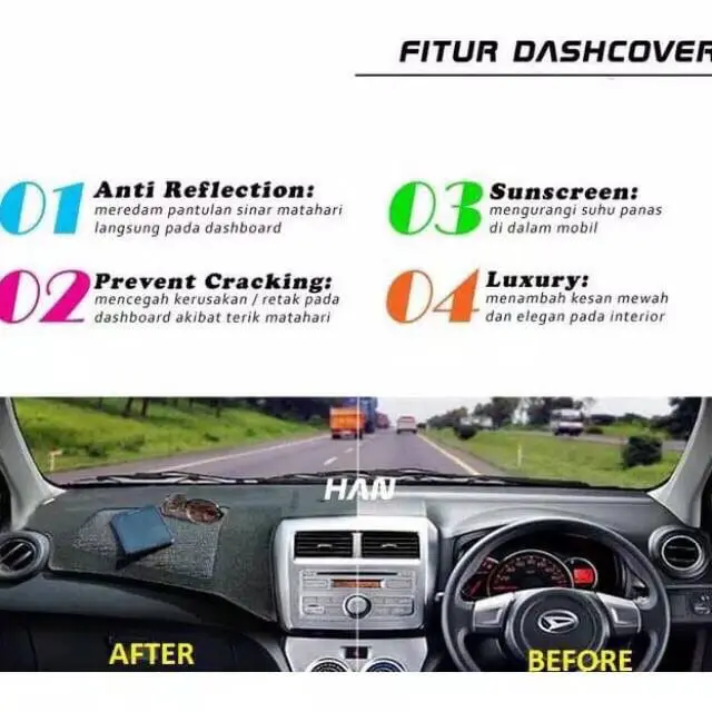 Cover/pelindung Dasboard untuk mobil Suzuki Ertiga 4
