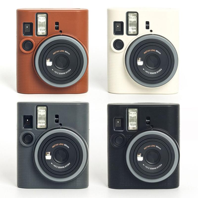 NEW Silicone Instant Camera Case Solid Color Shockproof Protective ...