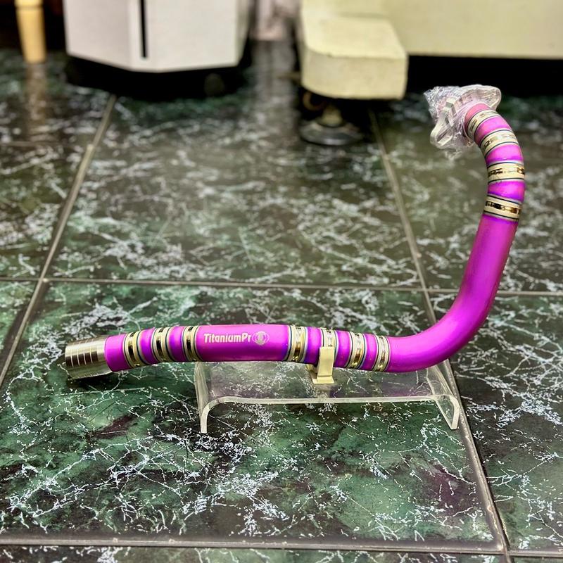 Cổ pô titan Full nhám ex 150