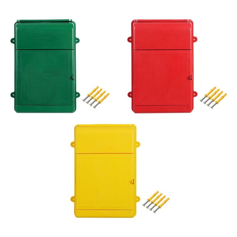Hộp thư treo tường, đa chức năng, hộp thư, 13,5x10x2,7inch, hộp thư chữ cái, để giữ phong bì, báo, Nhẹ, Thích hợp để sử dụng trong nhà 1
