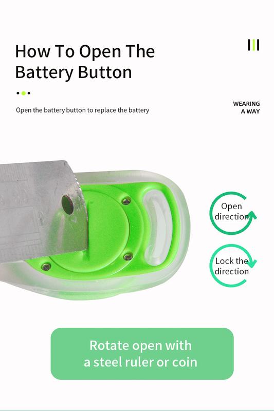 Product Introduction of LED Light Up Armband Adjustable Wearable Running Arm Belt Glow The Dark for Running Walking Cycling Concert Roller Skates Light 8