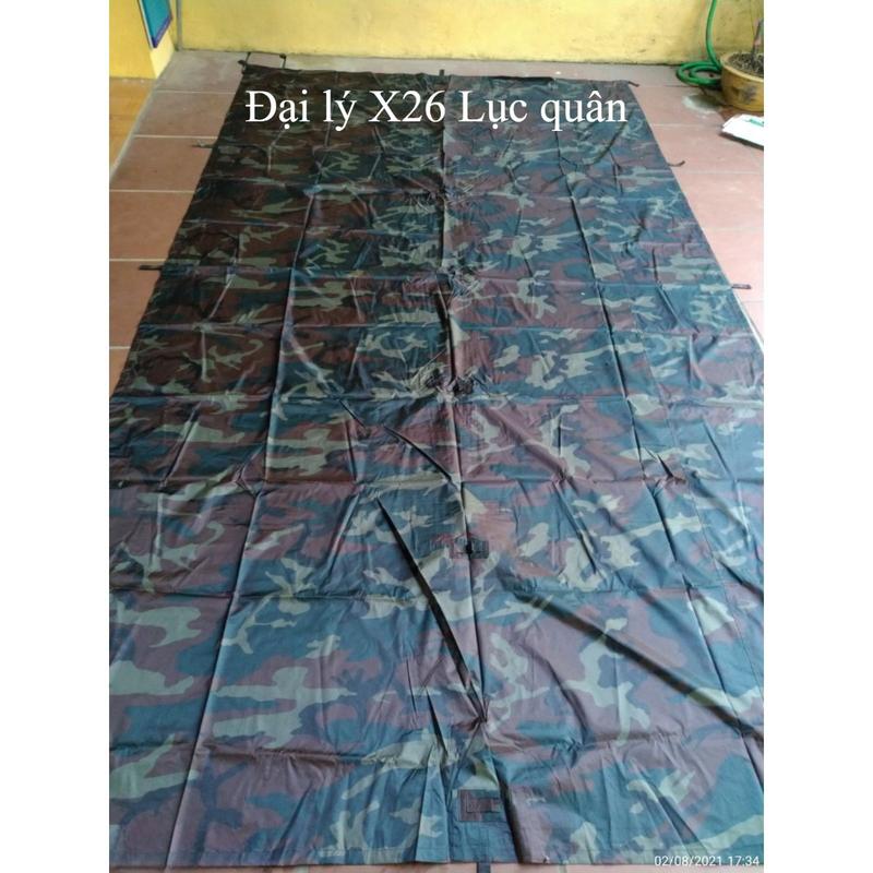 Tấm tăng che võng, dựng lều - võng - cuộn dây 16m, Tấm mưa nilon, tấm bạt trải đi phượt dã ngoại 5