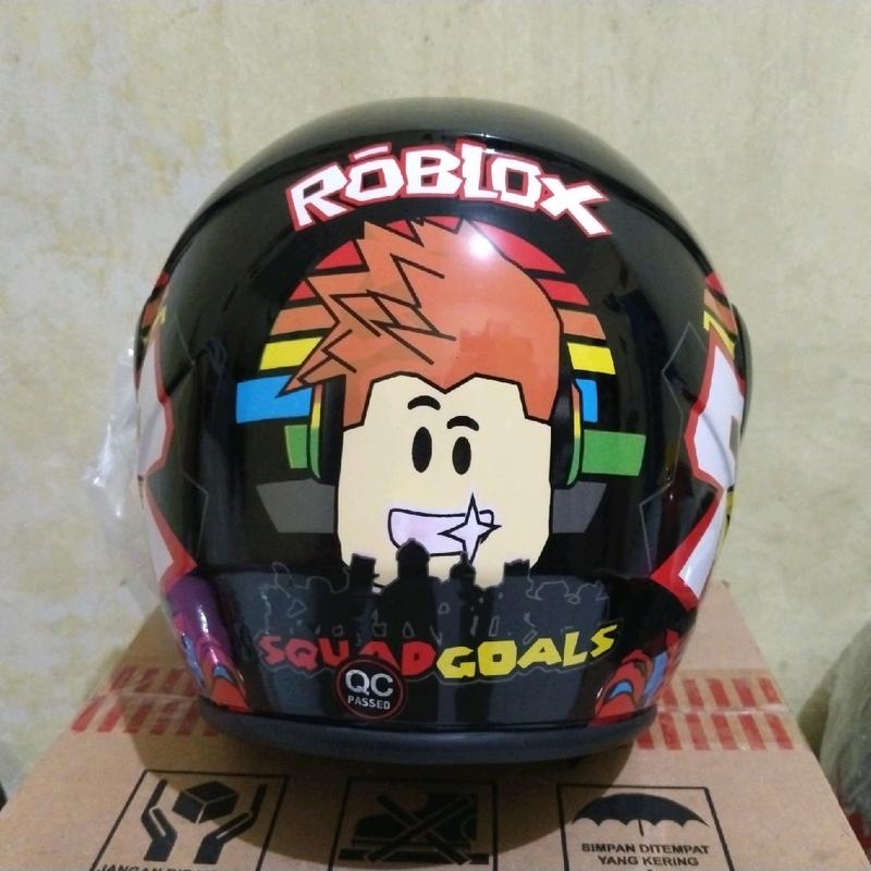 HELM ANAK SNI JUNIOR MOTIF ROBLOX GAMER ANAK 4-8 TAHUN Motorcycle 6