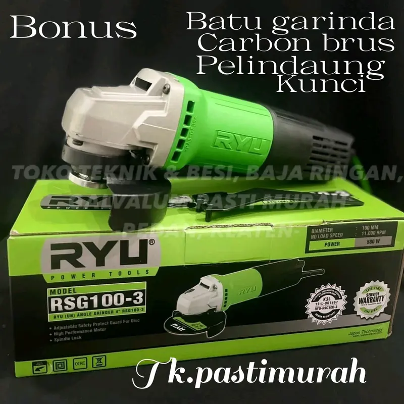 Mesin gerinda RSG 100-3 grenda tangan gerinda ryu tekiro rsg100-3 100 3 4 RSG 100-4 0