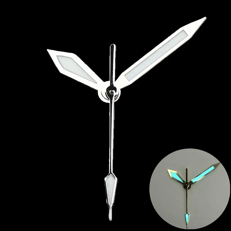Kim Đồng Hồ, Bạc Và Vàng Đánh Bóng Chất Lượng Cao, C3 Bgw9 Xanh Lá Cây Xanh Và Phát Sáng, Cho Seiko Nh35 Và Nh36 Chuyển Đổi Mods, Tay Cầm Đồng Hồ