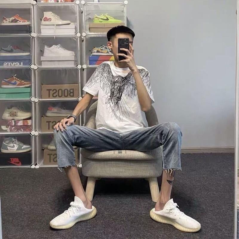 Product Introduction of Short Sleeve Men's Trendy Hong Kong Style Summer T-shirt Male Half Sleeve Bottoming Shirt Fashion 3
