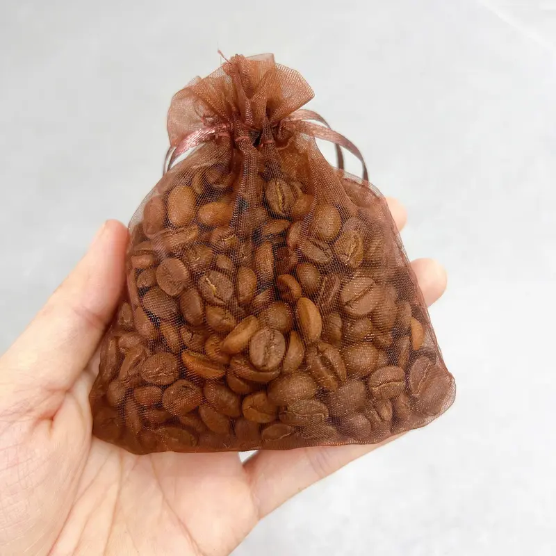 Túi Thơm Hạt Cà Phê Nguyên Chất - Khửi mùi, hút ẩm - Túi thơm dịu, treo xe Ô tô, tủ quần áo, tủ giày, hương thơm tự nhiên 1