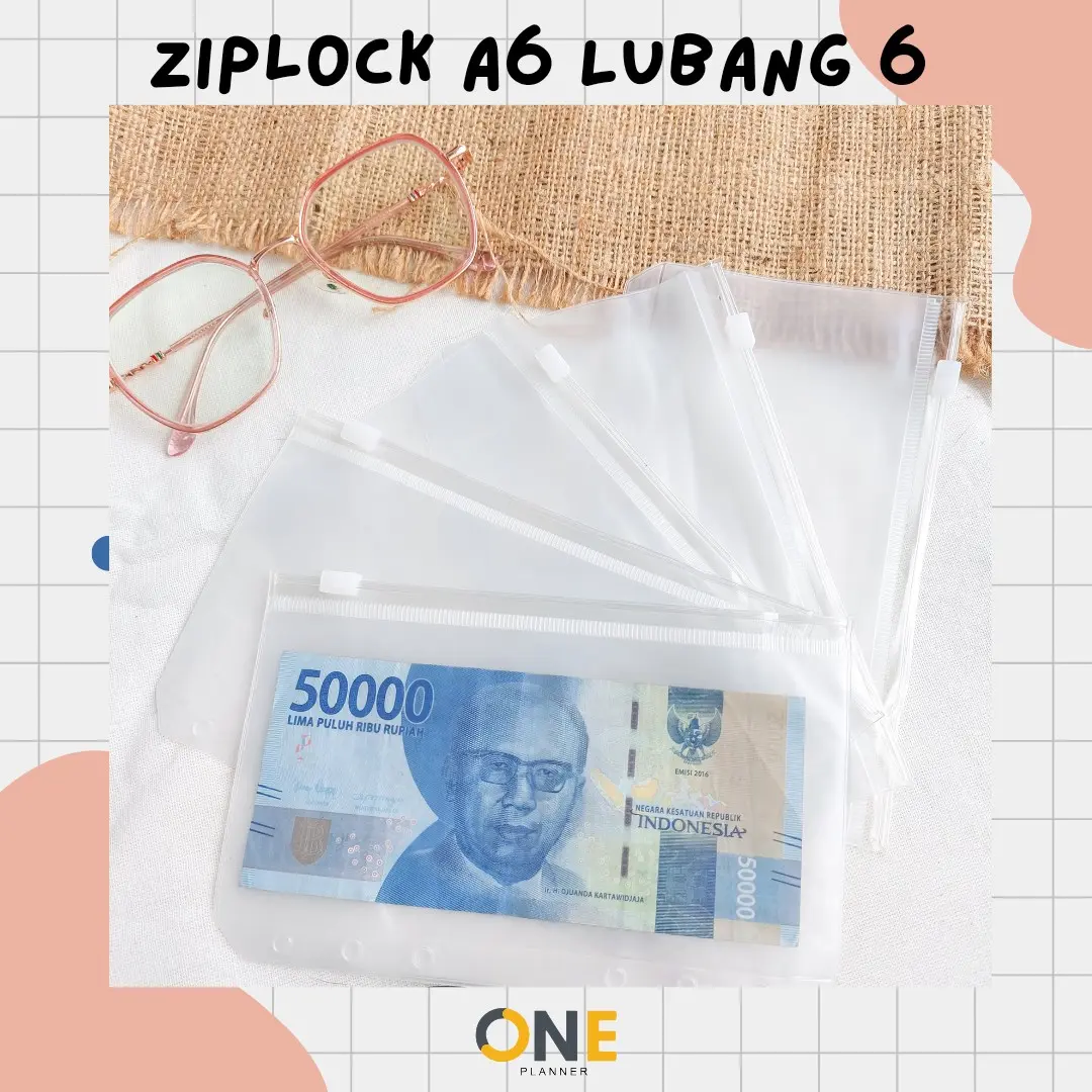 ZIPLOCK PVC A6 DAN A5 UNTUK BINDER