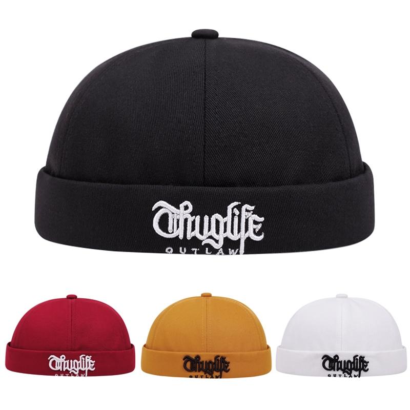 Mũ Len Dành Cho Nam Và Nữ Thêu CUỘC SỐNG Mũ Không Vành Làm Bằng Bông Phong Cách Hip Hop Mũ Tròn Thường Ngày Và Cổ Điển