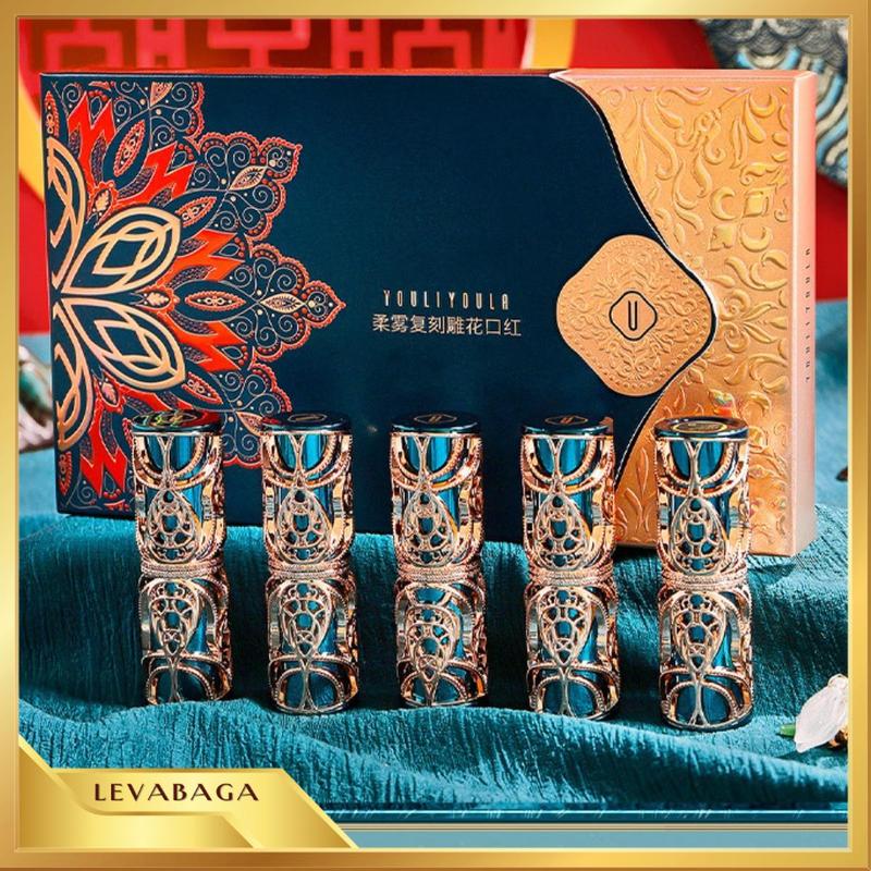 Bộ 5 Cây Son Môi Son Dưỡng Makeup Làm đẹp Cosmetics Chăm Sóc Da-SON12 5 cây son 5 tone màu Mỹ Phẩm Trang Điểm Nữ 0