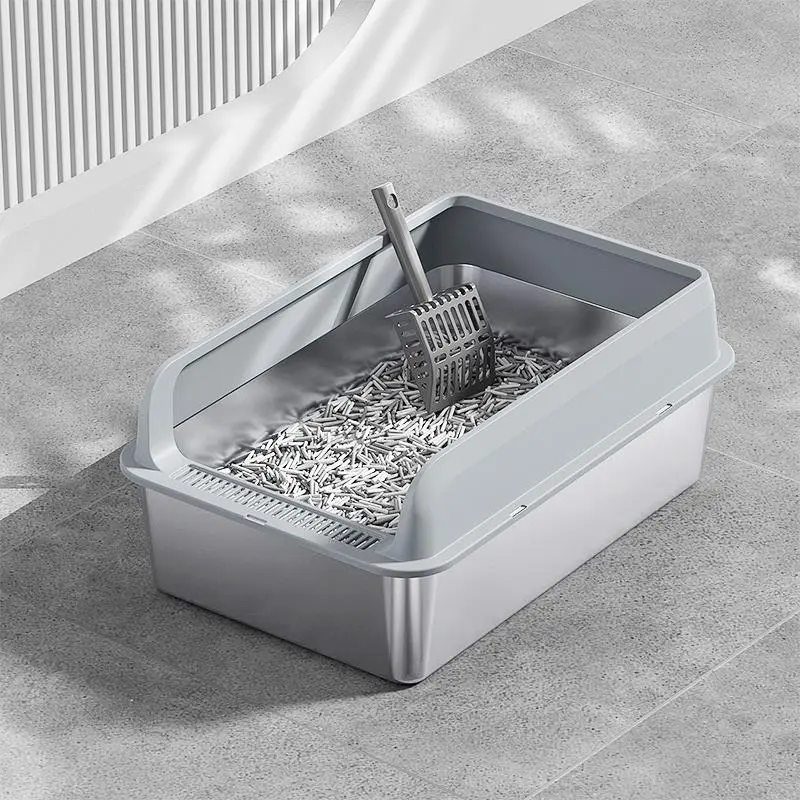 Cat Litter Box, Large Cat Litter Tray with Lid, Pet Toilet, Clumping Cat Litter Box, Litter Tray for Large Cats, Dog Supplies, Pets Toilet Supplies