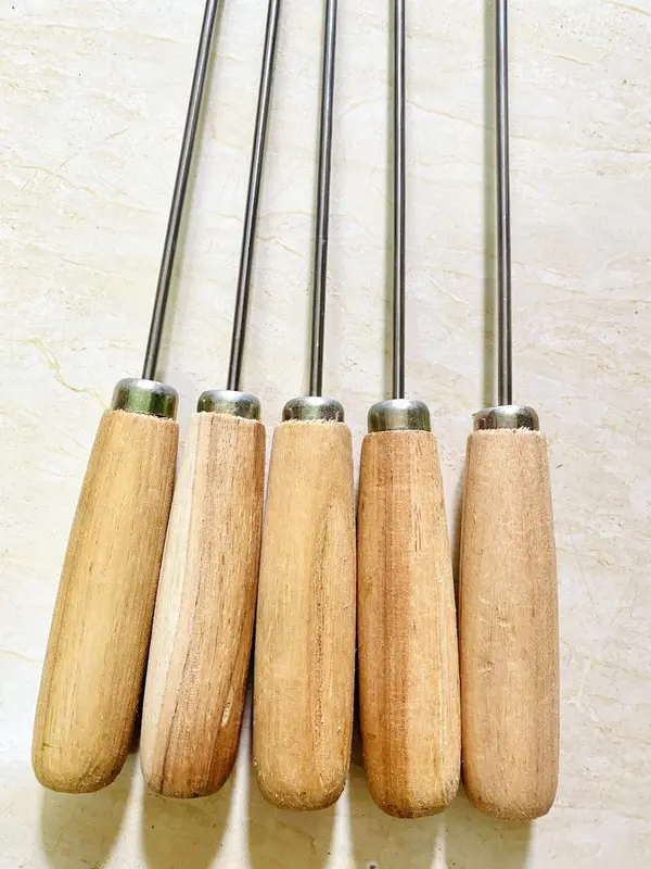 Que xiên nướng inox, nướng chả nướng hải sản, BBQ phục vụ tiệc nướng 8