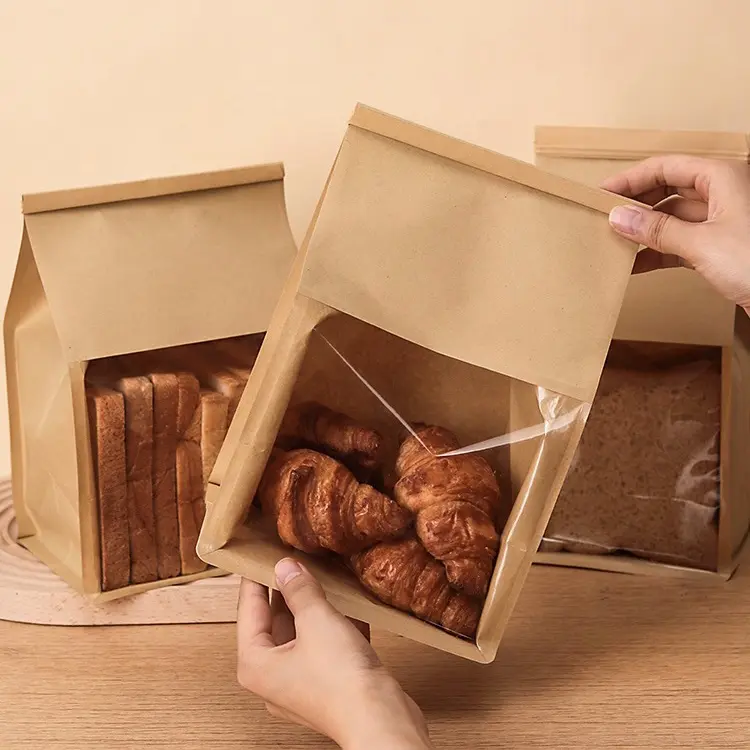 [10 PCS] Kemasan Roti Tawar Clip Toast Bag Plastik Kantong Roti Tawar Cookies Donat Croissant Klip 3