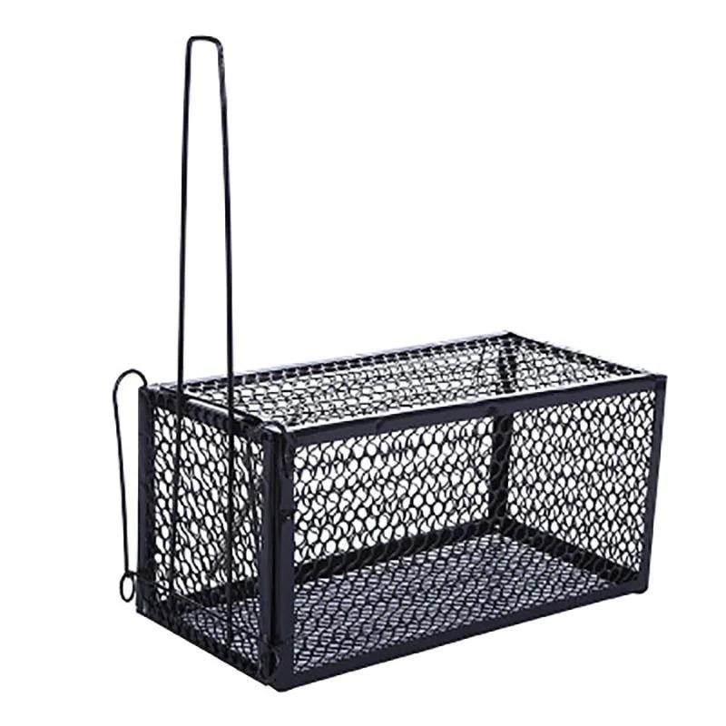 Product Introduction of Smart Self-locking Mousetrap Safe Firm Iron Net Household Mouse Catcher Metal Reusable Humane Indoor Outdoor Rat Trap Rat Cage 2