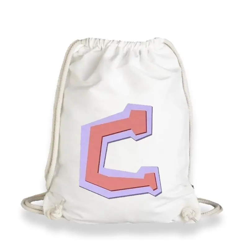 Tas Serut Premium ABCD - Drawstring Bag Kanvas Putih Tebal 30x40 | Thirtystore.id 6