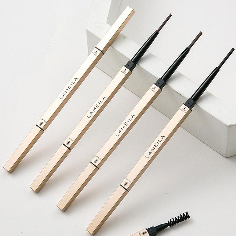 Product Introduction of Dual-ended Thin Eyebrow Pencil Waterproof & Sweatproof Natural Eyebrow Pencil 33