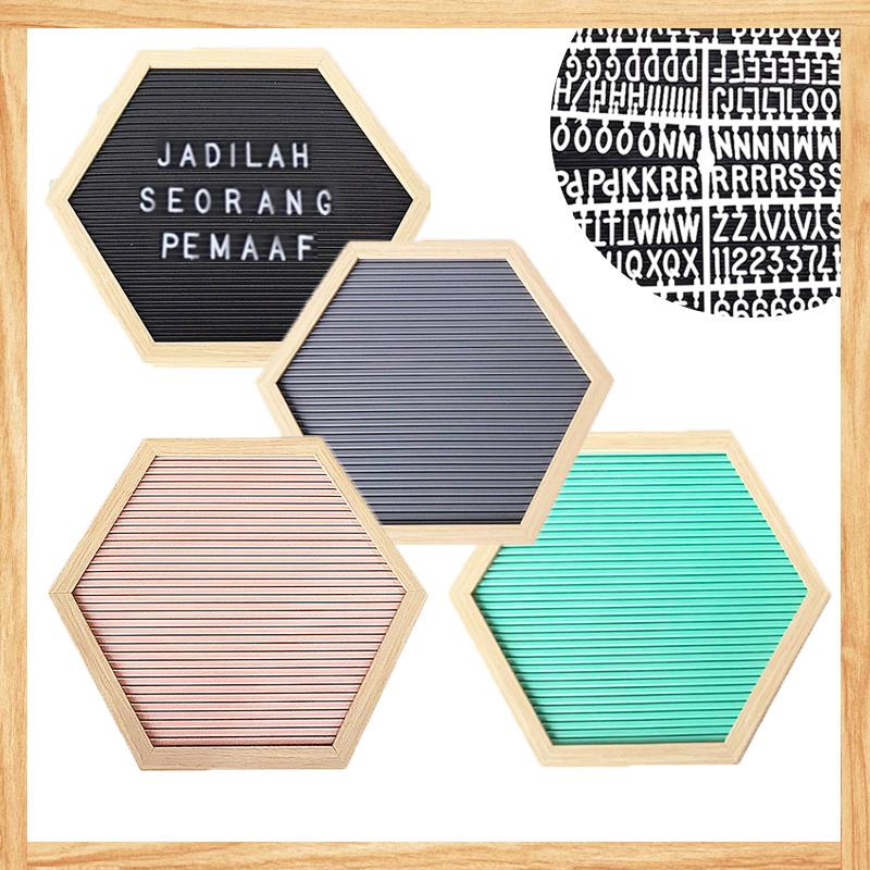 Letter Board / Papan Tulis Tempel / Papan Huruf & Angka / Papan Nama ...