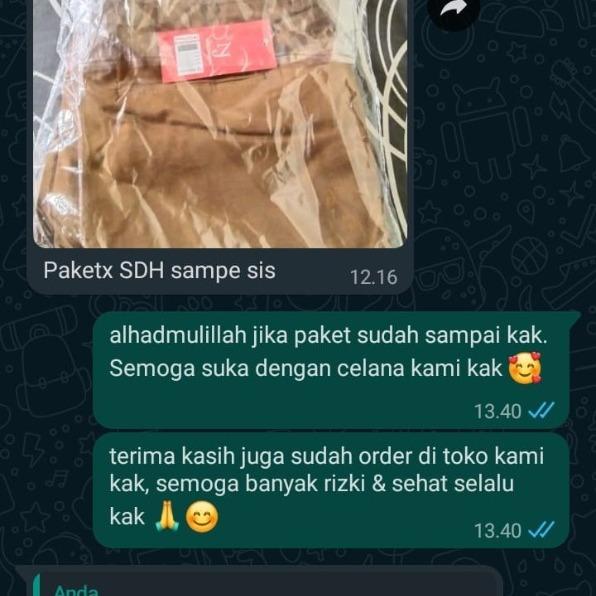 SALE ( LIVE ) Celana Wanita katun premium casual & work size 39-46 7