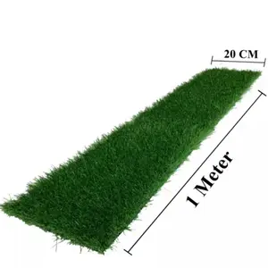 Rumput Sintetis SWISS 3cm 100cm x 20cm Solusi Dekorasi Rumah Hijau Subur & Elegan Fleksibel untuk Balkon Kafe Rumah & Taman Datar