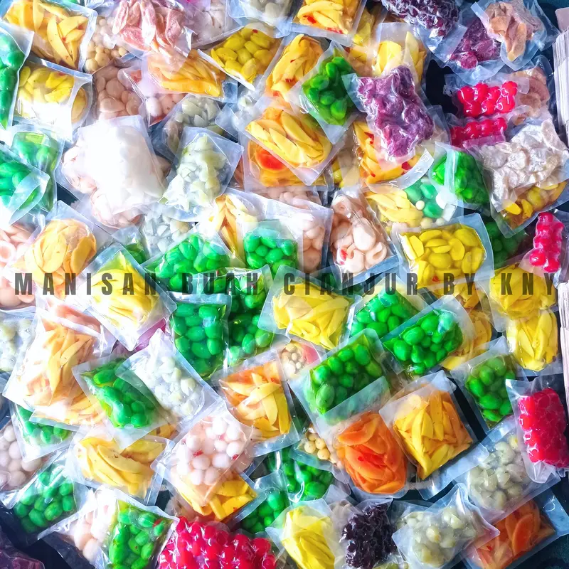 MANISAN BUAH SALAK BALI KEMASAN 250 GRAM ASINAN PEDAS ASINAN PEDAS MANISAN BUAH CIANJUR Gula Mangga Nanas Tomat 6