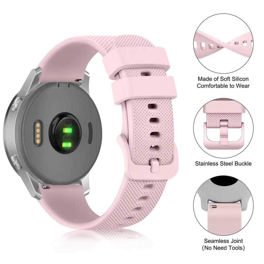 20mm 22mm Quick Release Silicone Strap for Redmi Watch 5 Active /Redmi Watch 5 Lite Sport Rubber Band Tali Jam Tangan Smartwatch for Samsung Galaxy Watch FE 7 6 5 4/Garmin Watch/Huawei Watch GT 6 5 4/Amazfit/Xiaomi/Itel 011 12/Aolon/Advan