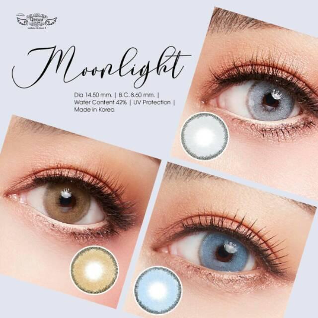Softlens Moonlight Normal Minus Botol by Dreamcolor1 Gray Soflens Brown 2
