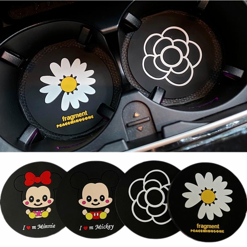 Kính Bánh Xe Lùa Hình Hoạt Hình, Dễ Thương Và Mới, 2 CÁI, Thích Hợp Để Uống Nước, Giá Đỡ Kính Sạch Sẽ, Đồ Trang Trí Giá Đỡ Kính Xe Mới 3