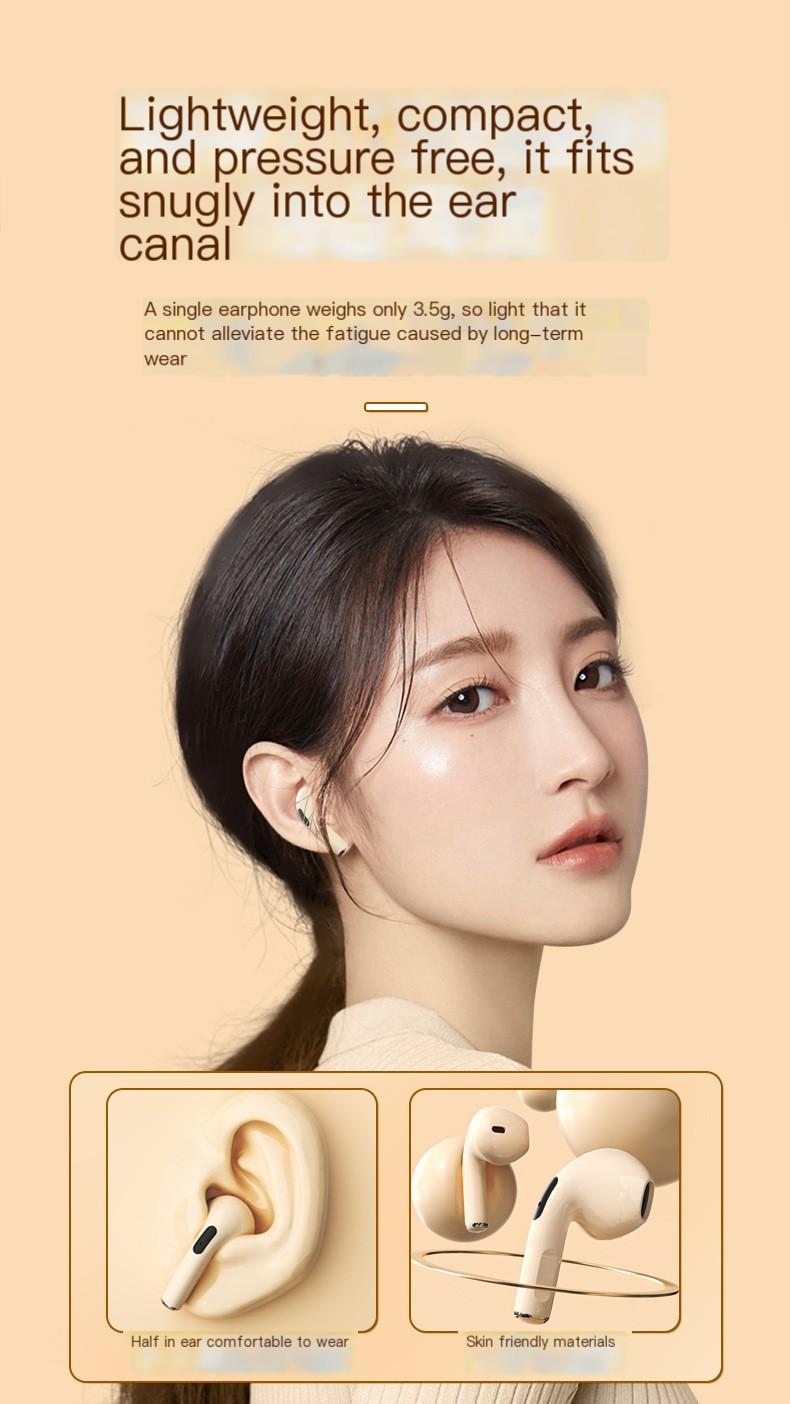 Product Introduction of G07 Wireless Earbuds Longer Playtime Ear Buds With Transparent Charging Case For Music Sports For Android and iOS Headphone 3