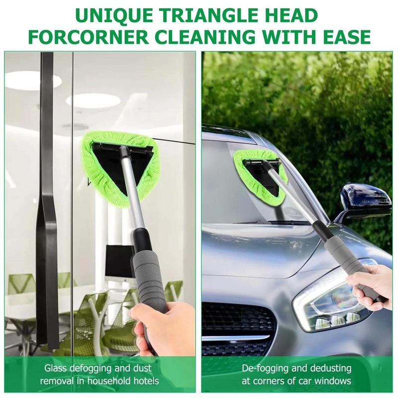 Car Window Cleaning Brush, Long Handle Windshield Wiper, Car Glass Wash Tool 8