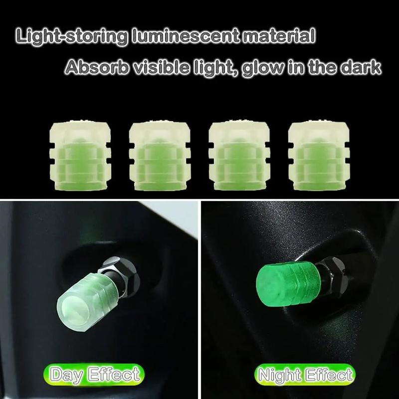 Product Introduction of Mũ Van Phát Sáng, 4 Miếng, Đèn Ngủ Huỳnh Quang, Thích Hợp Cho Ô Tô, Xe Máy, Xe Đạp, Bánh Xe, Lốp Xe, Trục Bánh Xe, Thích Hợp Cho Các Vành Xe, Hiệu Ứng Phát Sáng 13