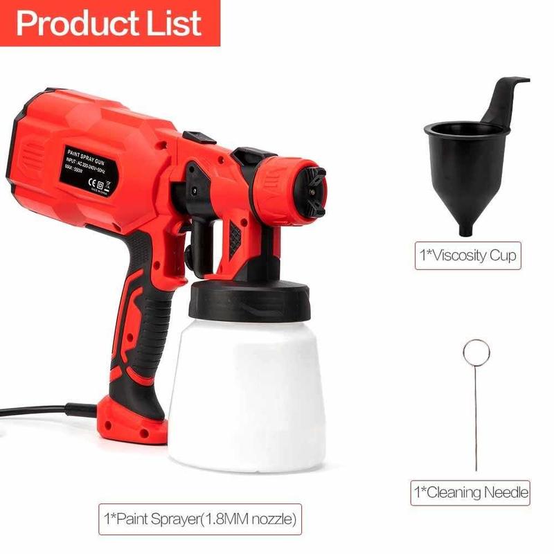 Super Murah Semprotan Cat Dinding Spray 1.8mm 800ml 550W Z43111 8