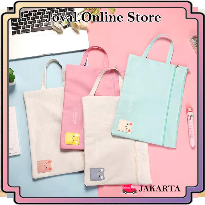 TEMPAT FILE A4 MOTIF LITTLE MEOW / FOLDER FILE A4 / TEMPAT ALAT TULIS Stationery 0