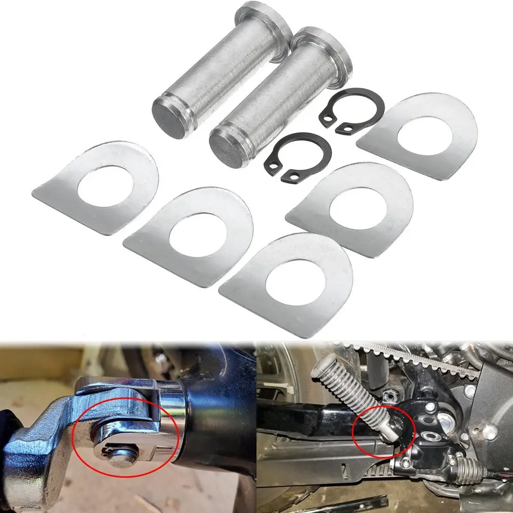 Motorcycle Footpeg Footrest Pedal Bolt Mount Pin For Harley Sportster Softail Dyna Touring Electra Road Street Glide Road King