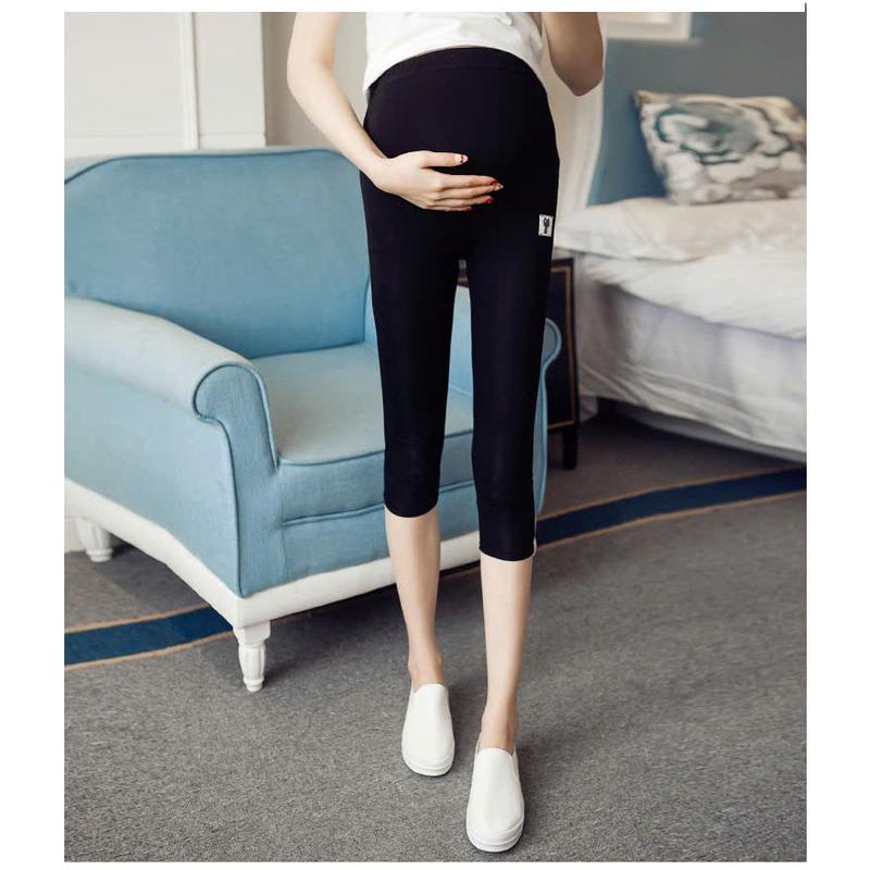 Quần bầu legging ngố mèo có chun chỉnh bụng