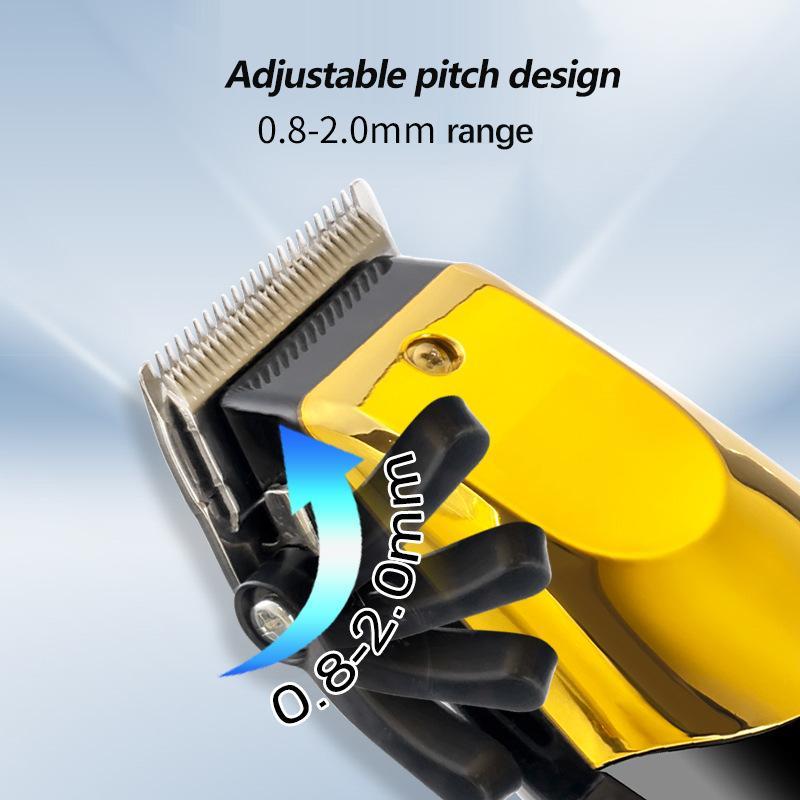 Electric Hair Clipper Set, 2 Counts Rechargeable Hair Clipper, Professional Hair Trimmer for Men, Hair Clipper Set with Comb Heads, Great for Men Stylists Barber Barbershop Salon Home Use 4