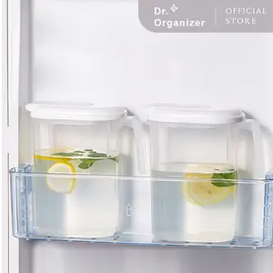 DR.ORGANIZER Water Jug/Tempat Minum Jug Air Minum Kulkas Teko Air Minum  Botol Minum Bpa Free Transparant - Tb001