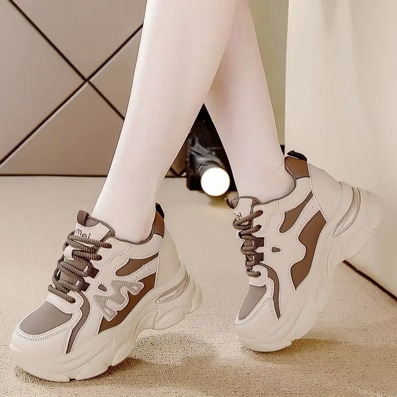 Giày thể thao nữ nâng đế 8 phân - Thương hiệu uy tín - Shoes 1