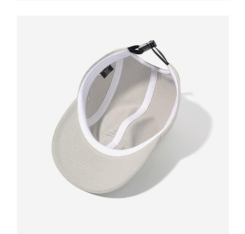 Product Introduction of Summer Sun Protection Sports Curved Brim Peaked Cap Women's Couples' Cap Five-Piece Hat Fashion All-Match Face-Looking Small Baseball Cap 2