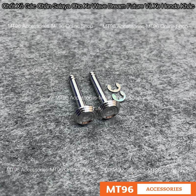Ốc Xỏ Gác Chân Salaya Kiểu Thái V2 Gắn Wave Dream Futrure Vario Và Các Dòng Xe Honda Khác