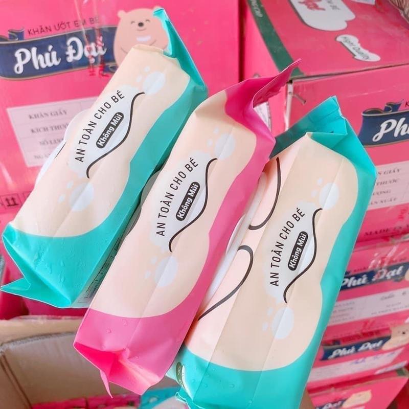 COMBO 5 gói khăn ướt gấu béo phú đạt (1 gói 400g an toàn cho bé , tặng 10 chiếc khẩu trang 5d) 2